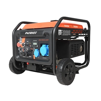 Генератор бензиновый инверторный iGN 5500AWS (5.5 кВт, 220В, 15 л, розетка 220/12В) PATRIOT
