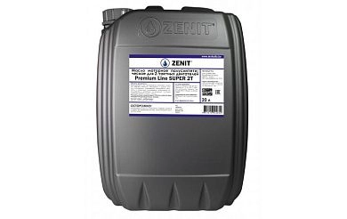 Масло моторное полусинтетич. для 2-тактных двигателей 20 л, Premium Line SUPER 2T (21600420) ZENIT