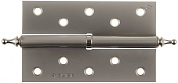 Петля дверная разъемная "ЭКСПЕРТ", 1 подшипник, цвет мат. никель (PN), левая, с крепежом, 125х75х2,5мм,2шт (37605-125-4L) ЗУБР