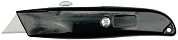 Нож технический, универсальный (для трапец. и крюч.лезвий), металл. корпус (76000) TOYA