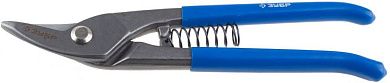 Ножницы по металлу, 220мм, изогнутые левые, цельнокованые, Cr-V "Профессионал" (23011-25_z01) ЗУБР
