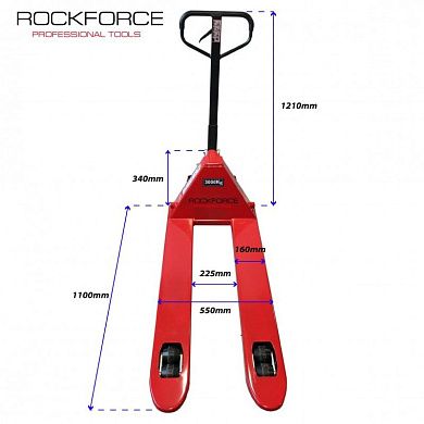 Тележка гидравлическая ручная 3т (RF-AC3.0) Rock FORCE