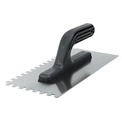 Гладилка нерж. зубчат. 130х280мм, зуб 8мм, пласт. рук. РБ