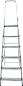 Лестница-стремянка алюм. NV1110 (6 ступ. 125/195см, 4.9кг) Новая высота фото2